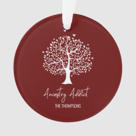 Herkunft Addict Family Tree Ornament