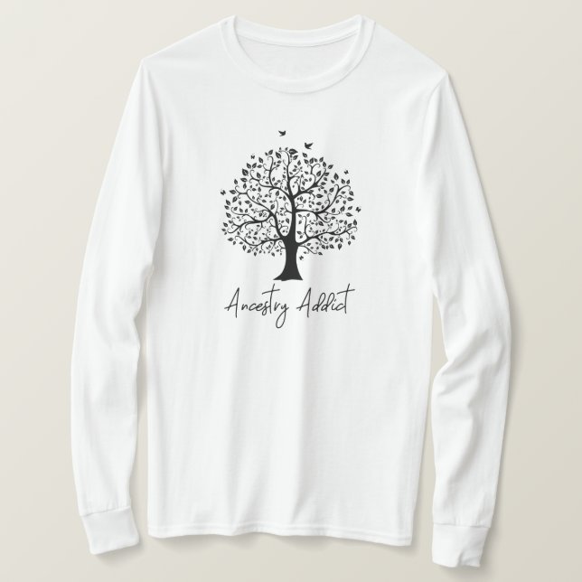 Herkunft Addict Family Tree T-Shirt (Design vorne)