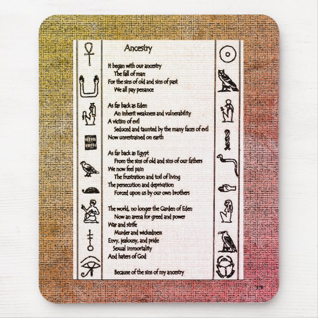 Herkunft Mousepad (Vorne)