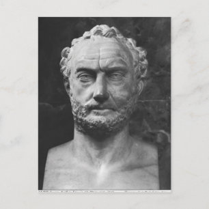 Herm eines Mannes, der Thukydides sein soll Postkarte