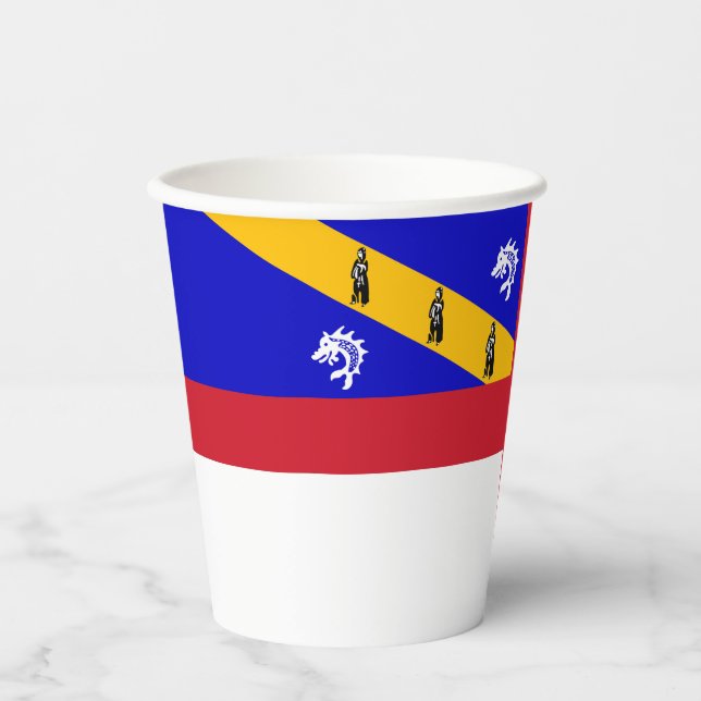 Herm Flag Pappbecher (Vorderseite)