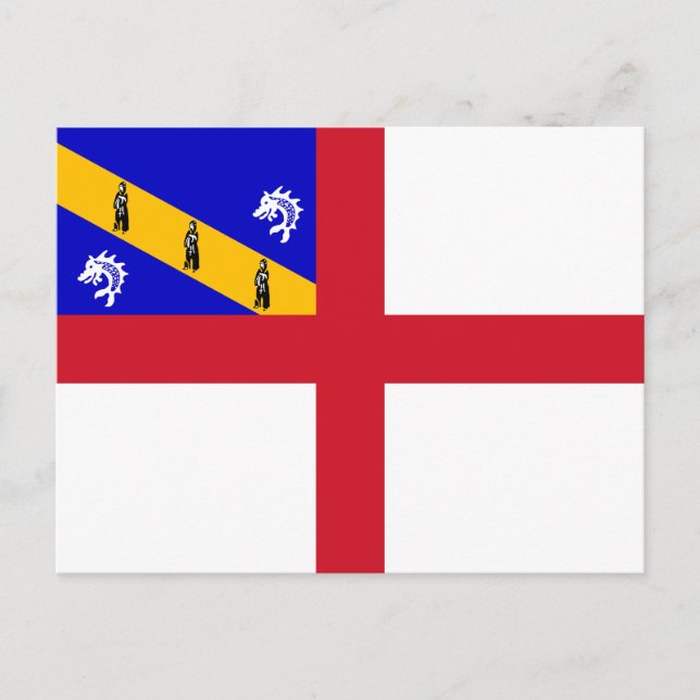 Herm Flag Postkarte (Vorderseite)