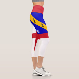 Herm-Flagge Capri Leggings