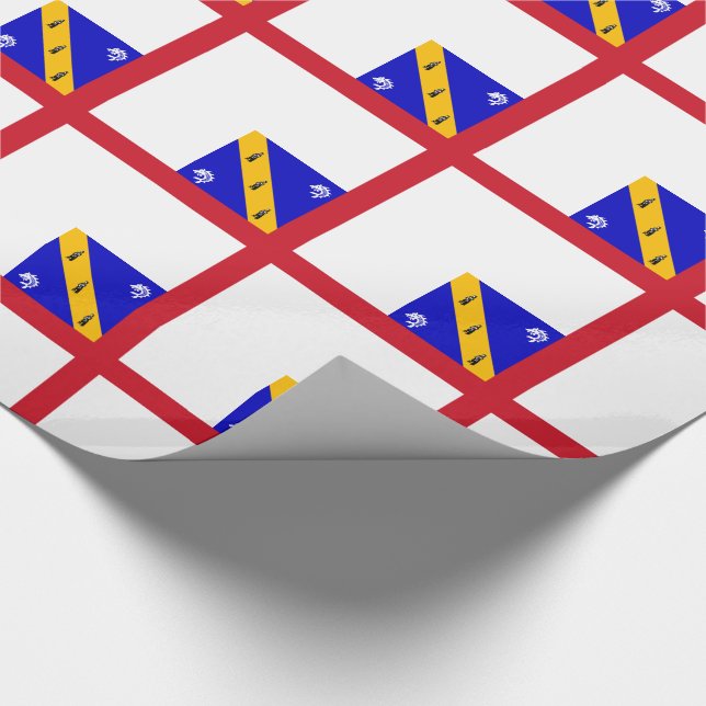 Herm-Flagge Geschenkpapier (Ecke)