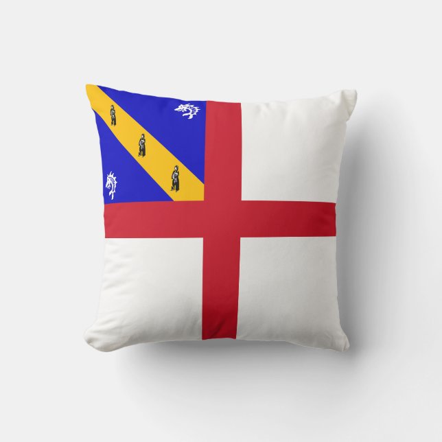 Herm-Flagge Kissen (Vorderseite)
