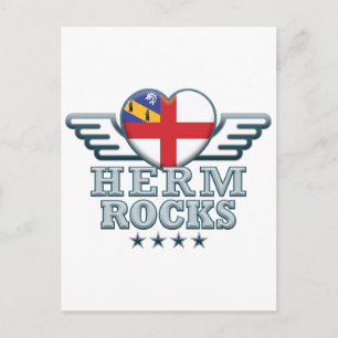 Herm Rocks v2 Postkarte