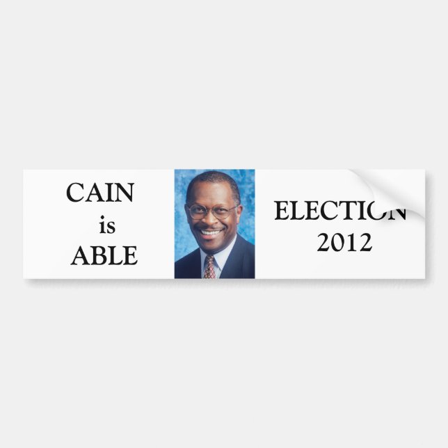 Herman Cain Autoaufkleber (Vorne)