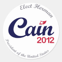 Herman Cain für Präsident 2012 "Spirit" Stickers