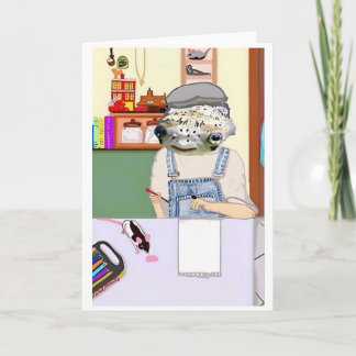 Herman Die Schädling Ratte 🐀 und Fishy pinkyjain Karte