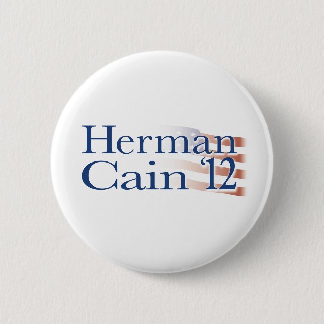 Herman Kain 2012 Button (Vorderseite)