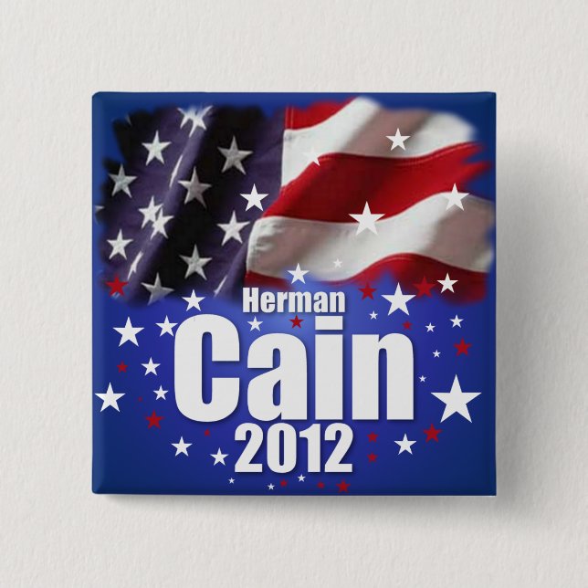 Herman Kain 2012 Button (Vorderseite)