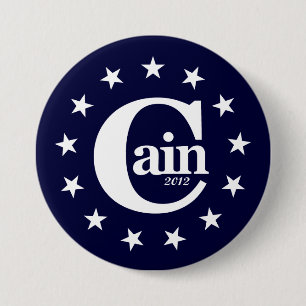 Herman Kain für Präsidenten 2012 3" Button
