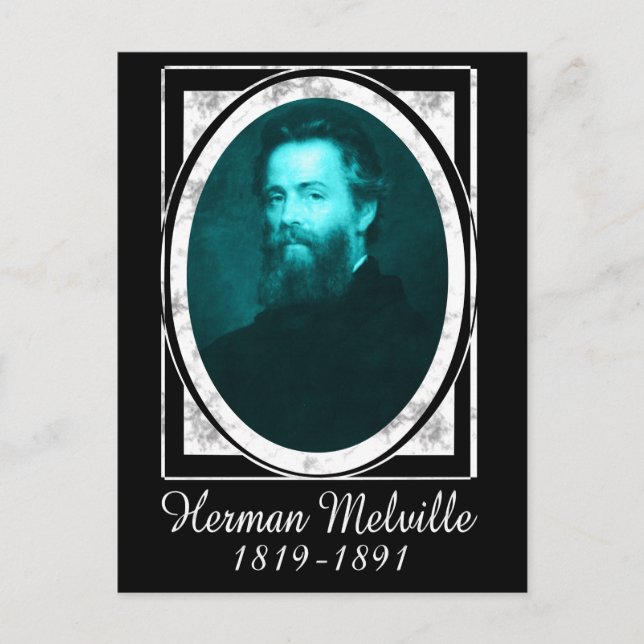 Herman Melville Postkarte (Vorderseite)