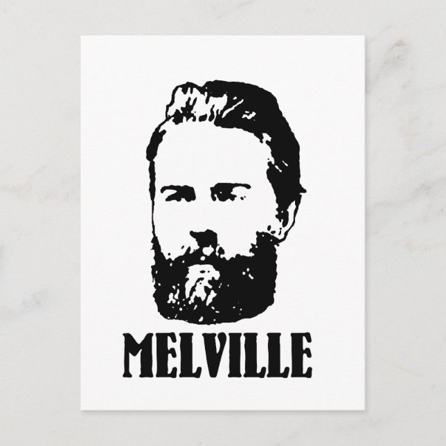 Herman Melville Postkarte (Vorderseite)