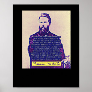 Herman Melville Zitattinten haben wir enorm falsch Poster