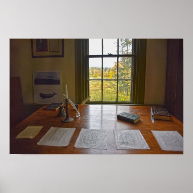 Herman Melvilles Fenster, Massachusetts Poster (Vorne)