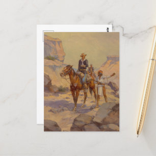 Herman Wendelborg Hansen Patrolling the Rio Grande Postkarte