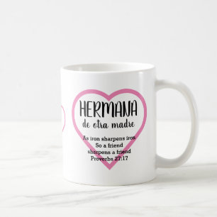 HERMANA DE OTRA MADRE Christliche BESTE FREUNDIN M Kaffeetasse