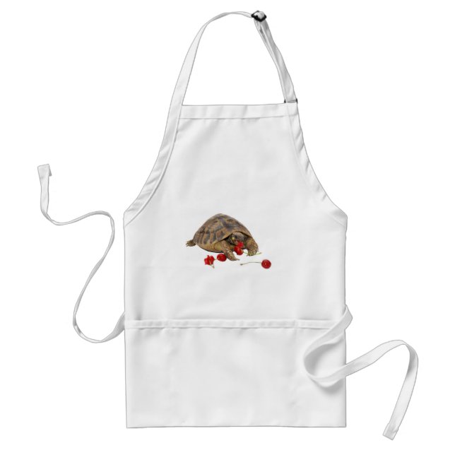 Hermann Schildkröte und Erdbeeren Schürze (Vorne)