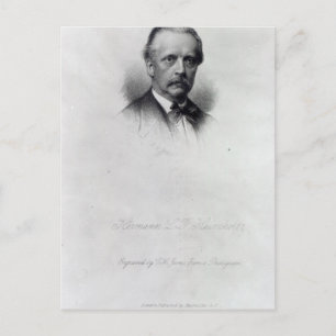 Hermann von Helmholtz, graviert von C.H Jeens Postkarte