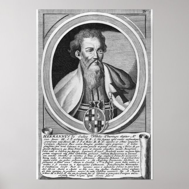 Hermann von Salza Poster (Vorne)