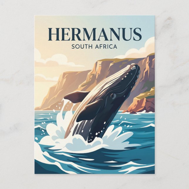 Hermanus Südafrika Postkarte (Vorderseite)