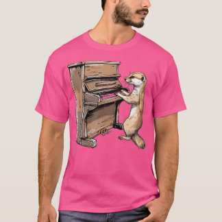 Hermelin beim Klavierspielen T-Shirt