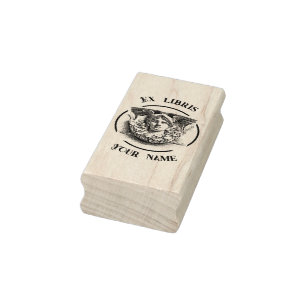 Hermes antiker Gott ex libris Gummistempel