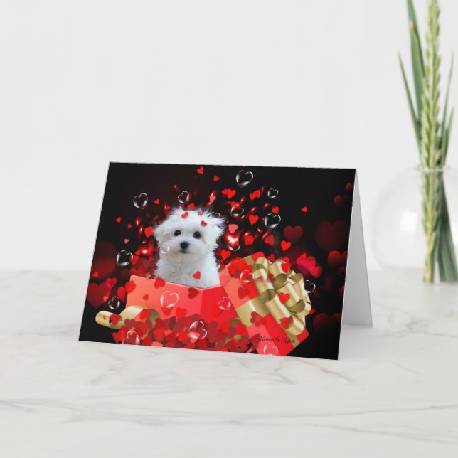 Hermes die maltesische Valentinsgruß-Gruß-Karte Karte (Vorderseite)