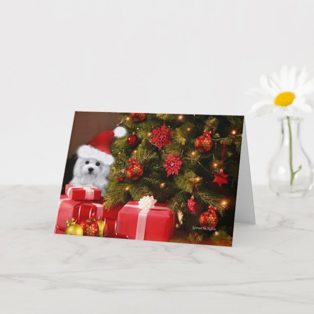 Hermes die maltesische Weihnachtskarte Karte (Kleine Pflanze)
