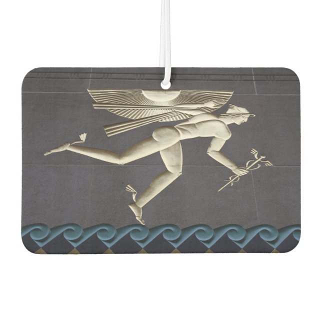 Hermes - Herald of the Greece Gods in NYC Autolufterfrischer (Vorderseite)