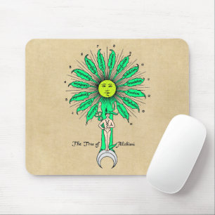 Hermes Tree of Alchemy Mousepad
