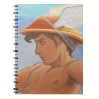 Hermes und der Zephyr - Hermes-Notizbuch Notizblock