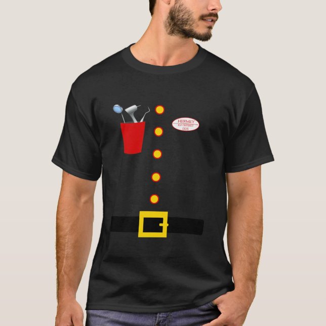 Hermey Dentist Elf Costume Elf Dentist Chris T-Shirt (Vorderseite)