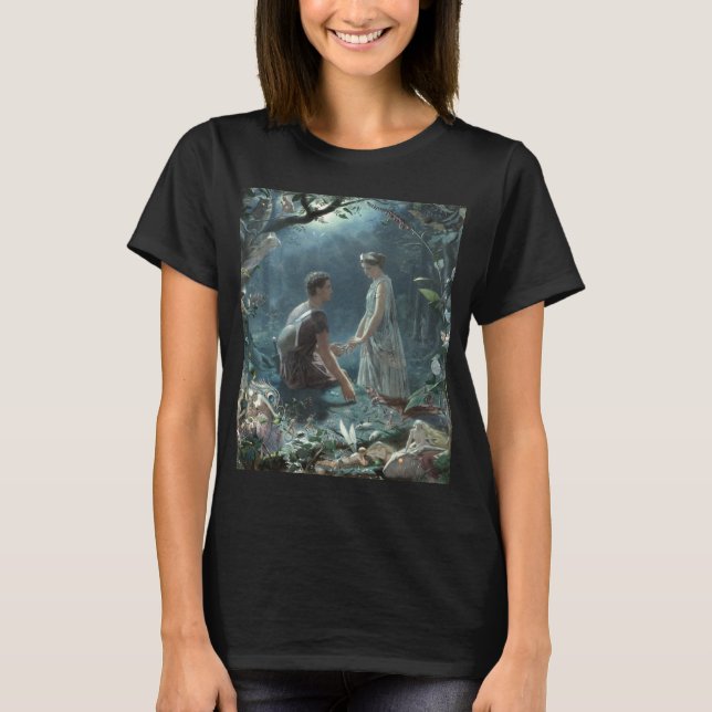 Hermia Lysander & Feen Sommernachtstraum T-Shirt (Vorderseite)