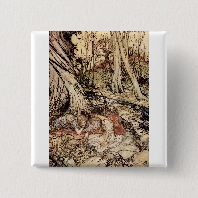 Hermia und Lysander Button (Vorderseite)