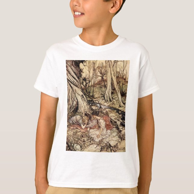 Hermia und Lysander T-Shirt (Vorderseite)