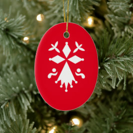 Hermine de Bretagne Keramik Ornament