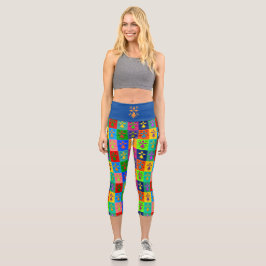 Hermine Pop Capri Leggings