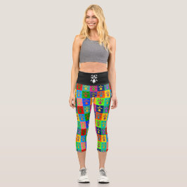 Hermine Pop Capri Leggings