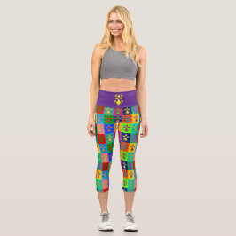 Hermine Pop Capri Leggings