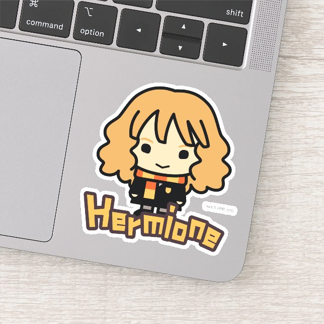 Hermione Granger Cartoon Art Aufkleber (Detail)