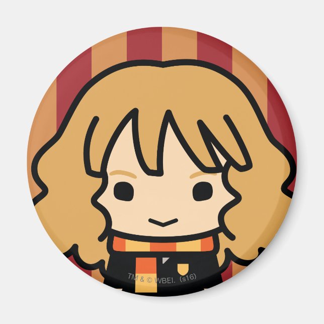 Hermione Granger Cartoon Art Magnet (Vorne)
