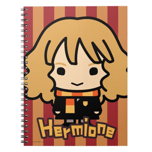 Hermione Granger Cartoon Art Notizblock (Vorderseite)
