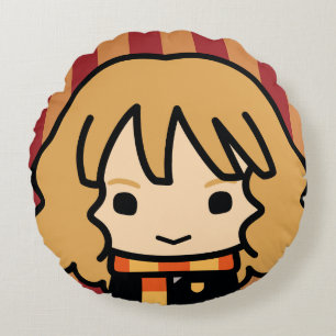 Hermione Granger Cartoon Art Rundes Kissen