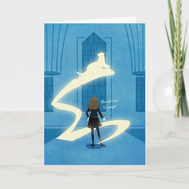 Hermione Granger Patronus Gemälde Karte (Vorderseite)