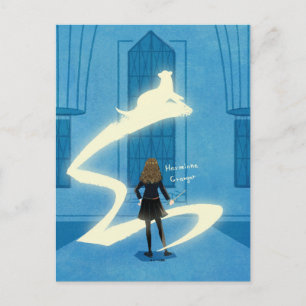 Hermione Grangers Patronus-Gemälde Postkarte