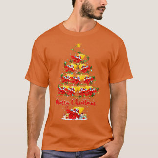 Hermit Crab Christmas Tree Lights Funny Hermit Cra T-Shirt