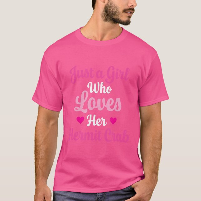 Hermit Crab Design für Frauen, die ihren Erbe Lieb T-Shirt (Vorderseite)