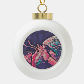 Hermit Crab Necklace Keramik Kugel-Ornament